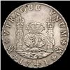 Image 1 : 1741-Mo MF Mexico 8 Reales CLOSELY UNCIRCULATED