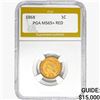 Image 1 : 1868 Indian Head Cent PGA MS65+ RED
