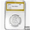 Image 1 : 1871 Seated Liberty Half Dollar PGA PR65+