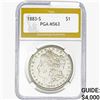 1883-S Morgan Silver Dollar PGA MS63