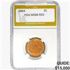 Image 1 : 1864 Two Cent Piece PGA MS66 RED