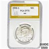 Image 1 : 1998-S Kennedy Half Dollar PGA SP70 SMS