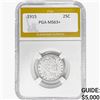 1915 Barber Quarter PGA MS63+