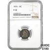 Image 1 : 1835 Capped Bust Dime NGC F12