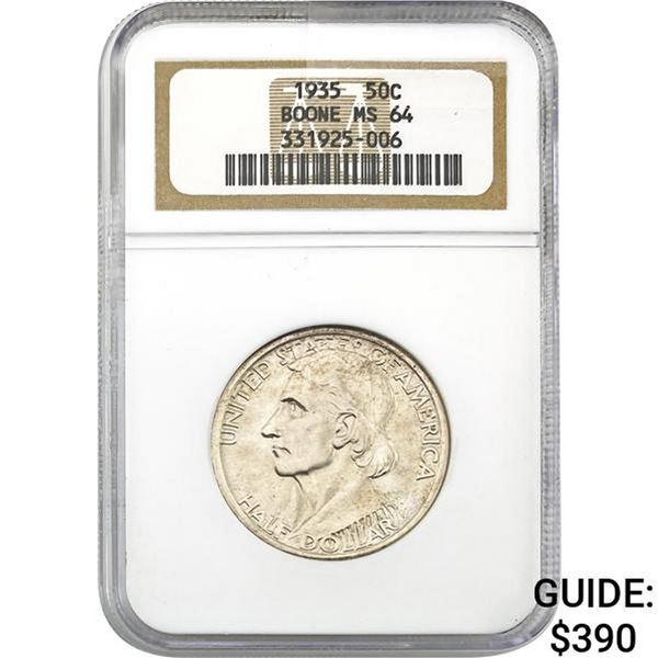 1935 Boone Half Dollar NGC MS64
