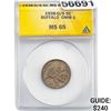 1938-D/S Buffalo Nickel ANACS MS65