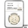 Image 1 : 1959-D Franklin Half Dollar NGC MS64+ FB
