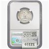 Image 2 : 1940-D Washington Silver Quarter NGC MS63