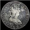 Image 1 : 1821 Spanish 8 Reales NICELY CIRCULATED