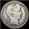 Image 1 : 1901-S Barber Half Dollar NICELY CIRCULATED