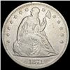 Image 1 : 1871 Seated Liberty Dollar NEARLY UNCIRCULATED