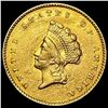 Image 1 : 1855 Indian Princess Head Gold Dollar CLOSELY UNCIRCULATED