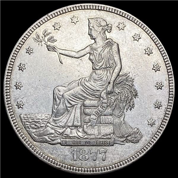 1877 Trade Dollar CLOSELY UNCIRCULATED