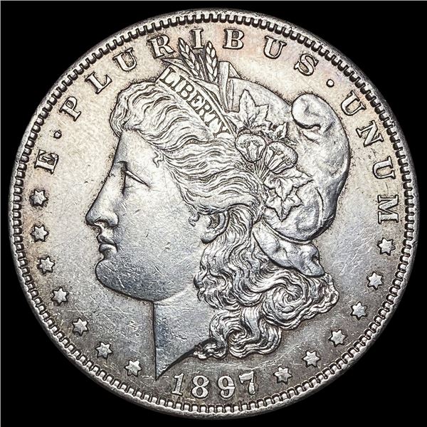 1897-S Morgan Silver Dollar CLOSELY UNCIRCULATED