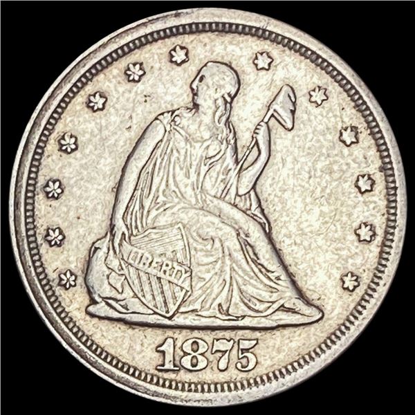 1875-S Twenty Cent Piece CLOSELY UNCIRCULATED