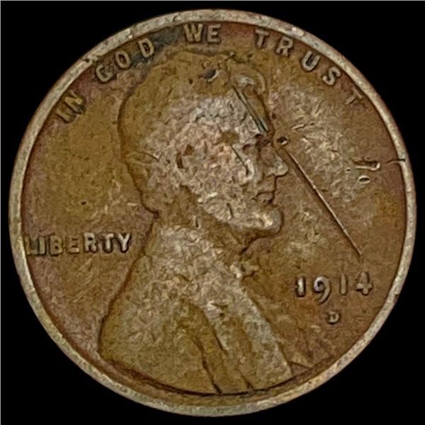 1914-D Lincoln Wheat Cent NICELY CIRCULATED