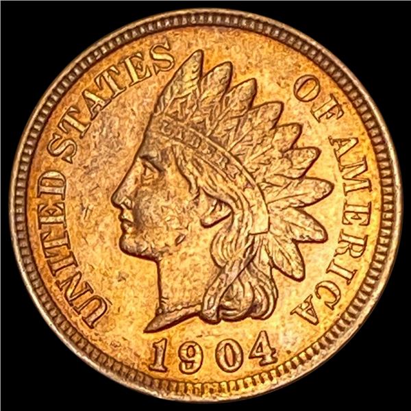 1904 Indian Head Cent GEM BU