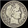 1901 Barber Half Dollar NICELY CIRCULATED