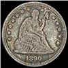 Image 1 : 1890 Seated Liberty Quarter NICELY CIRCULATED