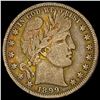 Image 1 : 1899 Barber Half Dollar NICELY CIRCULATED