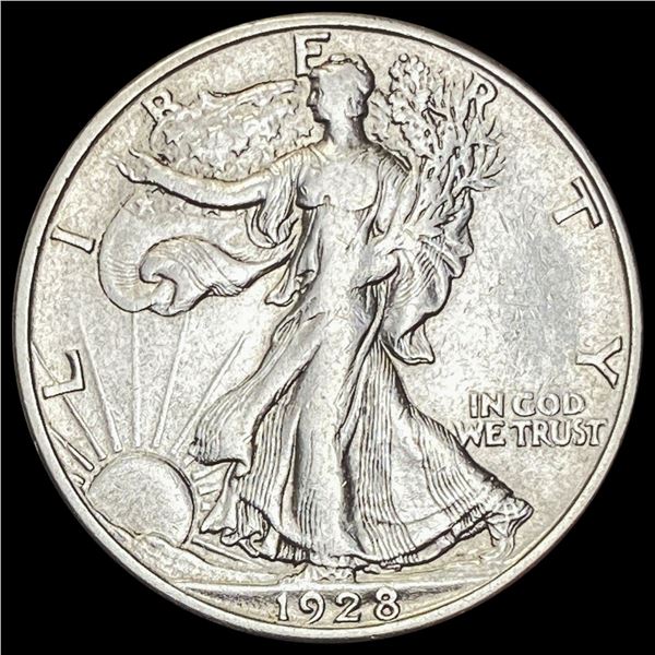 1928-S Walking Liberty Half Dollar CLOSELY UNCIRCULATED