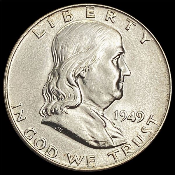 1949 Franklin Half Dollar FBL CHOICE BU