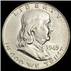 1949 Franklin Half Dollar FBL CHOICE BU
