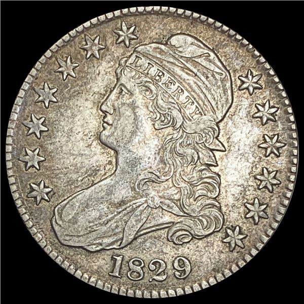 1829 Capped Bust Half Dollar CLOSELY UNCIRCULATED