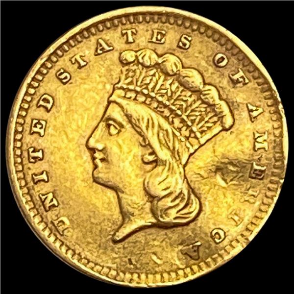 1856 Indian Princess Head Gold Dollar HIGH GRADE