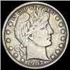 Image 1 : 1907-O Barber Half Dollar LIGHTLY CIRCULATED