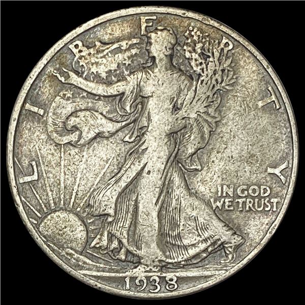 1938-D Walking Liberty Half Dollar NICELY CIRCULATED