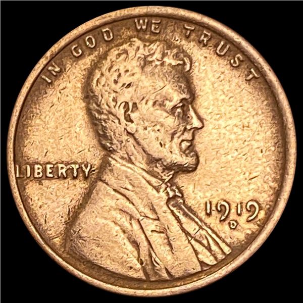 1919-D Lincoln Wheat Cent CLOSELY UNCIRCULATED