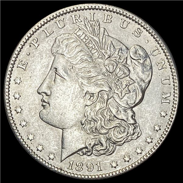1891 Morgan Silver Dollar NICELY CIRCULATED