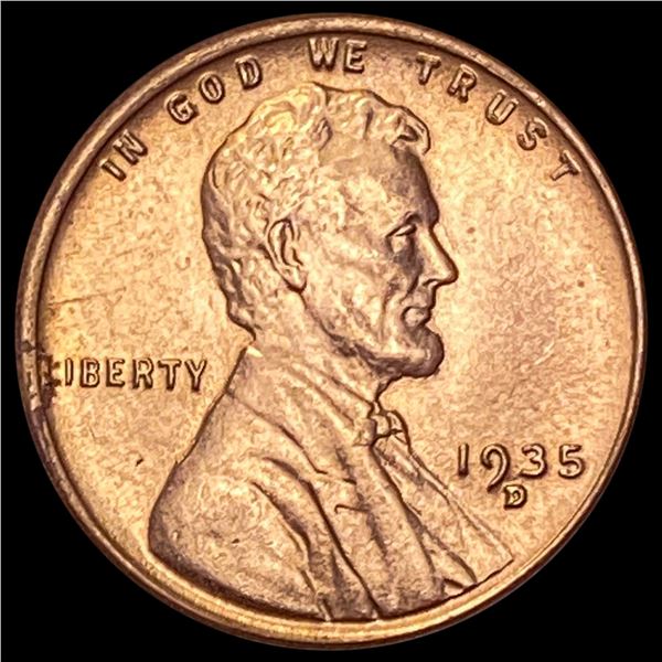 1935-D Lincoln Wheat Cent GEM BU