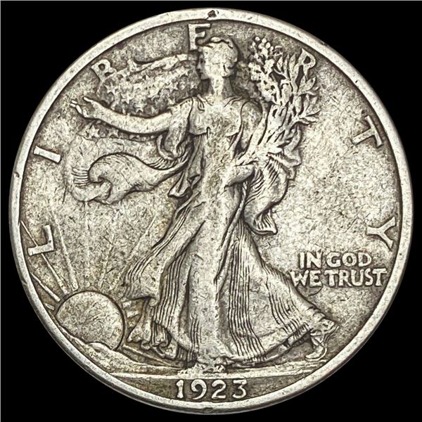 1923-S Walking Liberty Half Dollar LIGHTLY CIRCULATED