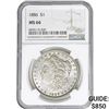 Image 1 : 1886 Morgan Silver Dollar NGC MS66