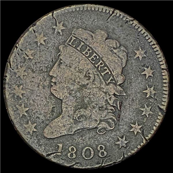 1808 Classic Head Large Cent NICELY CIRCULATED