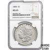 1889 Morgan Silver Dollar NGC MS63