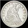 Image 1 : 1854 Arrows Seated Liberty Quarter CLOSELY UNCIRCULATED