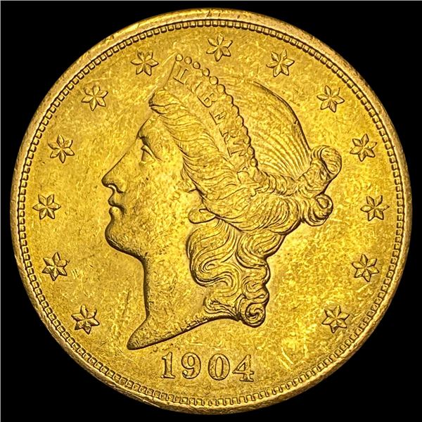 1904 Liberty Head $20 Double Eagle UNCIRCULATED