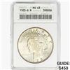 1923-S Silver Peace Dollar ANACS MS63