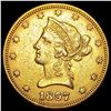 Image 1 : 1897 Liberty Head Eagle $10 CLOSELY UNCIRCULATED