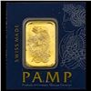 Image 1 : This is a PAMP Suisse 1g Gold Bar .9999 UNCIRCULATED