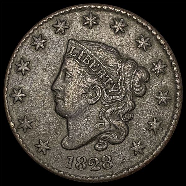 1828 Coronet Head Large Cent CLOSELY UNCIRCULATED