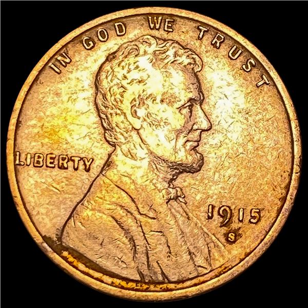 1915-S Lincoln Wheat Cent CLOSELY UNCIRCULATED