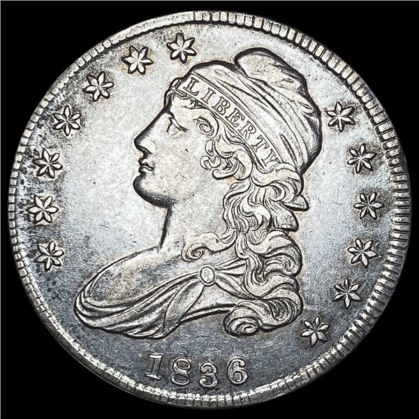 1836 Capped Bust Half Dollar CLOSELY UNCIRCULATED