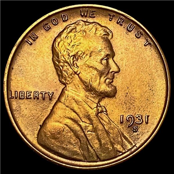 1931-S Lincoln Wheat Cent CHOICE BU