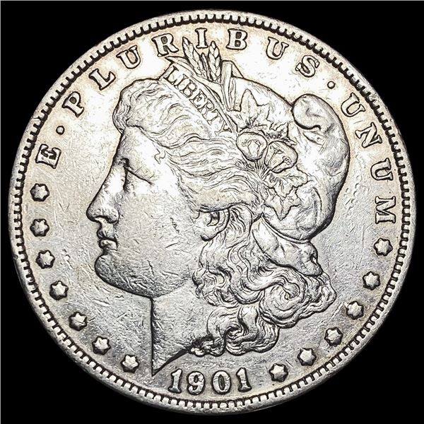 1901-S Morgan Silver Dollar NEARLY UNCIRCULATED