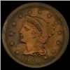 Image 1 : 1850 Braided Hair Large Cent CLOSELY UNCIRCULATED