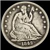 Image 1 : 1842 Seated Liberty Half Dollar NICELY CIRCULATED